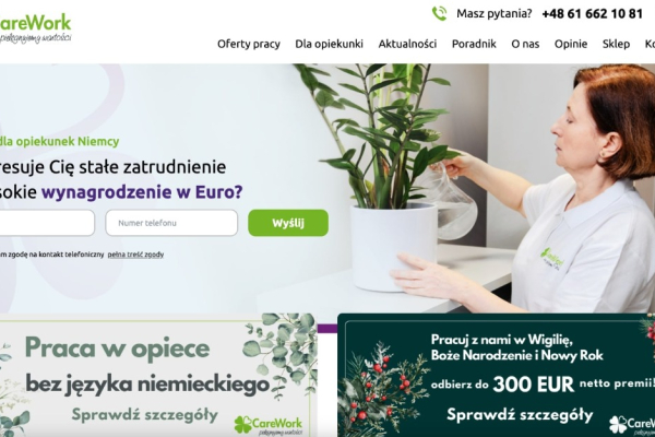 Ogłoszenie - Praca Opieka Niemcy Oferty - Poznań