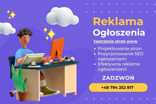 Ogłoszenie - Wystawianie ogłoszeń, ofert na portalach branżowych, portalach ogłoszeniowych