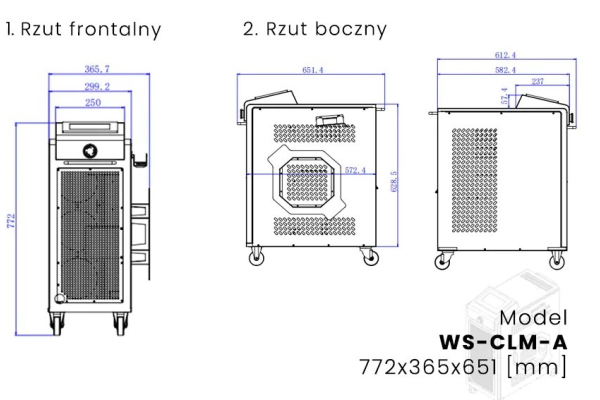 Ogłoszenie - Laser czyszczący chłodzony powietrzem 2000w - Nysa - 39 900,00 zł