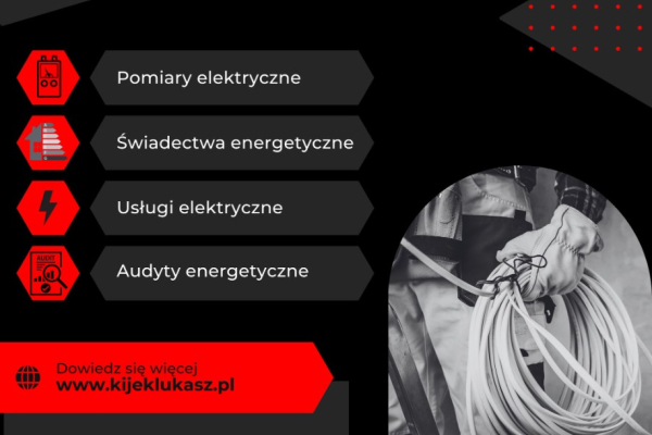 Ogłoszenie - Kijek Łukasz - pomiary i usługi elektryczne - Rybnik - 999,00 zł