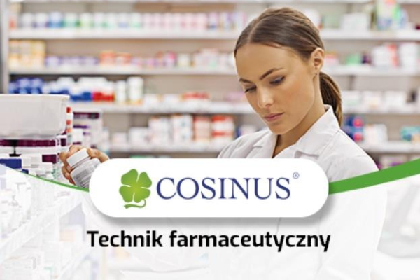 Ogłoszenie - Serdecznie zapraszamy do zapisu na kierunek Technik farmaceutyczny w Szkole Policealnej Cosinus w Suwałkach! - Podlaskie