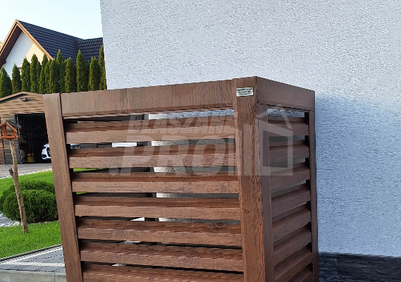 Ogłoszenie - Osłona pompy ciepła 80x40x120 cm ciemny orzech GP317 - Szczecin - 2 100,00 zł