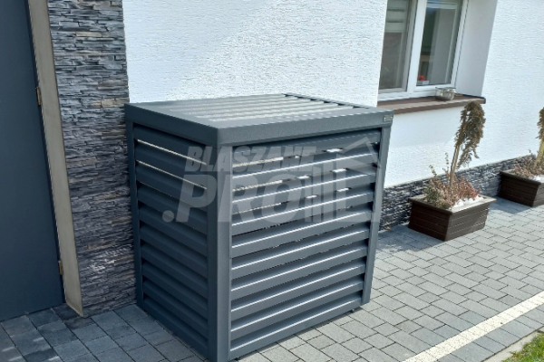 Ogłoszenie - Osłona klimatyzatora - pompy ciepła 80x50x130 cm antracyt GP299 - Wieliczka - 2 050,00 zł