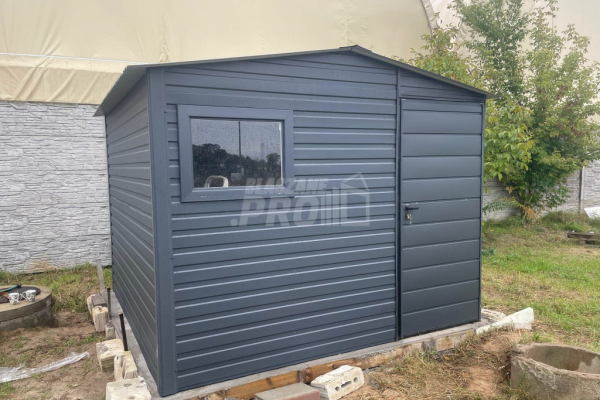 Ogłoszenie - Domek Ogrodowy 3x3 Drzwi Okno Dach dwuspadowy Antracyt GP228 - Nowy Sącz - 4 690,00 zł