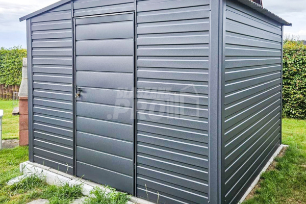 Ogłoszenie - Schowek - Domek ogrodowy 3x3m - drzwi - antracyt - dach dwuspadowy  GP429 - Łódź - 4 190,00 zł