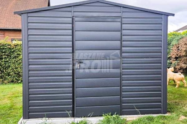 Ogłoszenie - Schowek - Domek ogrodowy 3x3m - drzwi - antracyt - dach dwuspadowy  GP429 - Łódź - 4 190,00 zł