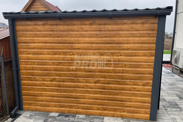 Ogłoszenie - Domek Ogrodowy 3x3 Drzwi Okno rynny Dach dwuspadowy Blachodachówka  Antracyt GP233 - Łańcut - 6 090,00 zł