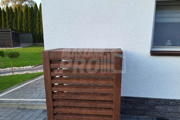 Ogłoszenie - Osłona pompy ciepła 80x40x120 cm ciemny orzech GP317 - Szczecin - 2 100,00 zł