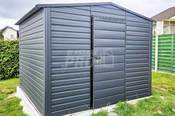 Ogłoszenie - Schowek - Domek ogrodowy 3x3m - drzwi - antracyt - dach dwuspadowy  GP429 - Łódź - 4 190,00 zł