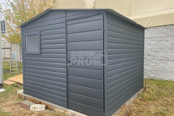 Ogłoszenie - Domek Ogrodowy 3x3 Drzwi Okno Dach dwuspadowy Antracyt GP228 - Nowy Sącz - 4 690,00 zł