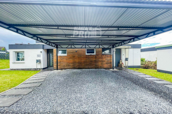 Ogłoszenie - Carport - Wiata samochodowa 6x6m - Antracyt - Dach spad w Przód GP381 - Żary - 12 950,00 zł