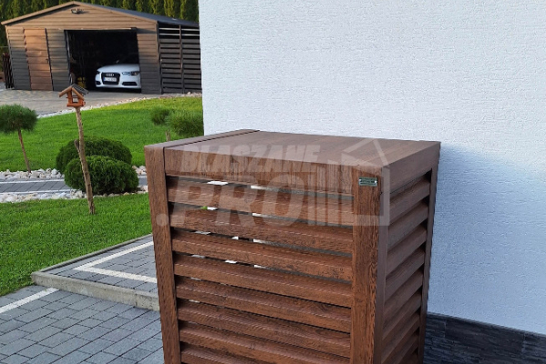 Ogłoszenie - Osłona pompy ciepła 80x40x120 cm ciemny orzech GP317 - Szczecin - 2 100,00 zł