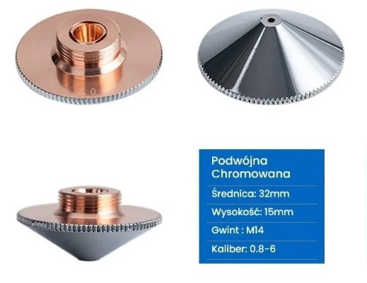 Ogłoszenie - Dysza podwójna chromowana Raytools Typ A 1,5 mm - Nysa - 52,00 zł