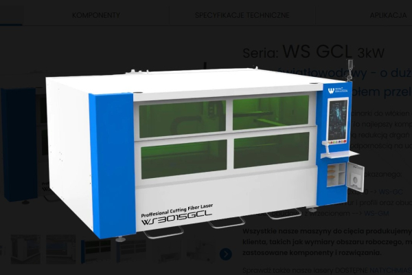 Ogłoszenie - Laser fibrowy w pełnej obudowie do obróbki arkuszy - Nysa - 299 000,00 zł