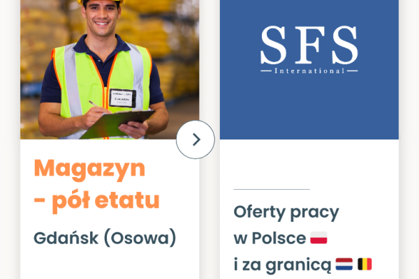 Ogłoszenie - Pracownik magazynowy Osowa - Gdańsk