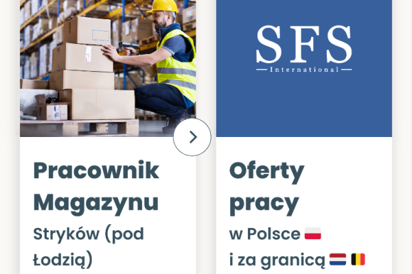 Ogłoszenie - Pracownik magazynowy - Stryków - Łódź