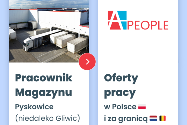 Ogłoszenie - Pracownik magazynowy Pyskowice - Gliwice