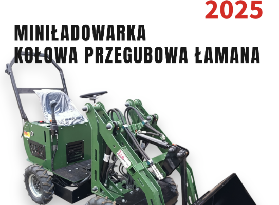 Ogłoszenie - Mini Ładowarka kołowa przegubowa łamana MS-L116KN JSB - Nowa 2025 - Toruń - 31 400,00 zł