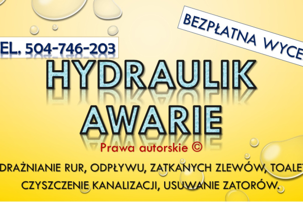 Ogłoszenie - Przepychanie WC, toalety, tel. 504-746-203, Wrocław. przetykanie, pogotowie hydrauliczne.  Zatkana toaleta?