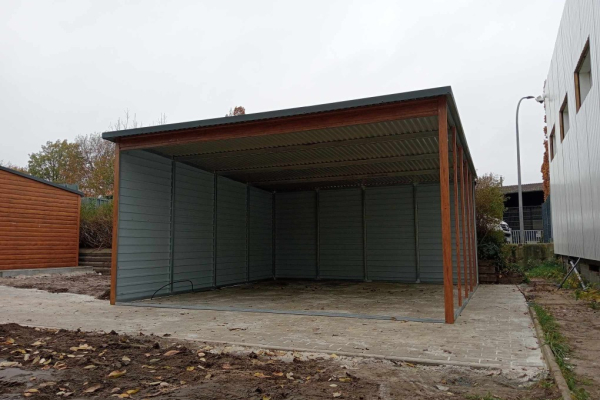 Ogłoszenie - Wiata Blaszana/Carport złoty dąb PREMIUM 5x5 - Bielsk Podlaski - 7 900,00 zł