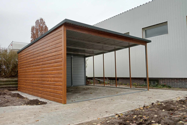 Ogłoszenie - Wiata Blaszana/Carport złoty dąb PREMIUM 5x5 - Bielsk Podlaski - 7 900,00 zł