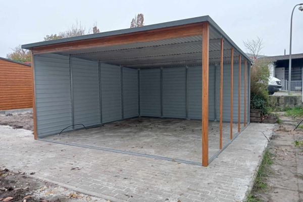 Ogłoszenie - Wiata Blaszana/Carport złoty dąb PREMIUM 5x5 - Bielsk Podlaski - 7 900,00 zł