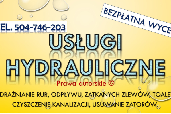 Ogłoszenie - Przepychanie WC, toalety, tel. 504-746-203, Wrocław. przetykanie, pogotowie hydrauliczne.  Zatkana toaleta?