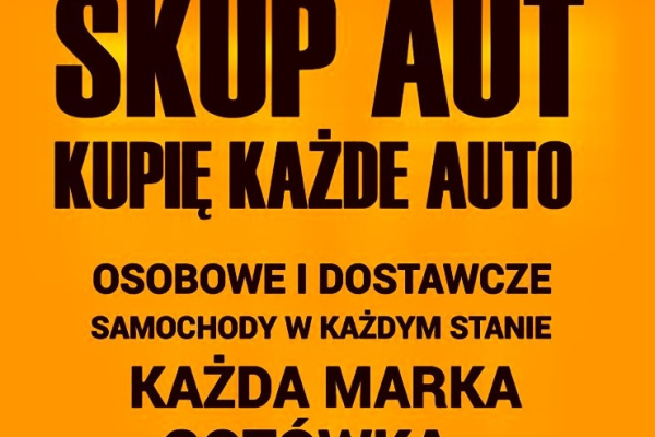 Ogłoszenie - Skup Aut Wrocław Auto Skup Wrocław Złomowanie Wrocław Kasacja Wrocław - Wrocław - 1,00 zł