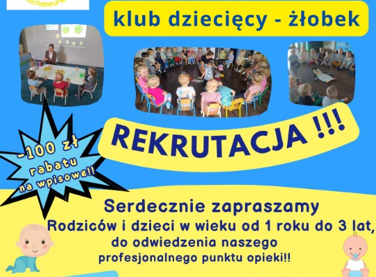 Ogłoszenie - ŻŁOBEK – KLUB DZIECIĘCY KOCHANE URWISY opieka dzienna nad dziećmi do lat 3 - Mazowieckie - 1 900,00 zł