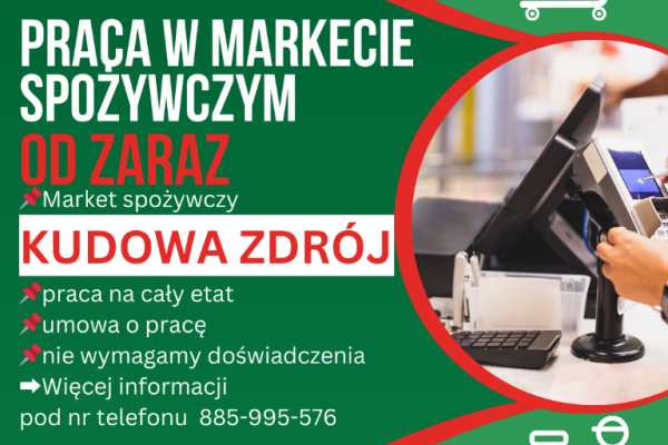 Ogłoszenie - Praca w markecie, Dino Polska S.A., Kudowa Zdrój - Wrocław