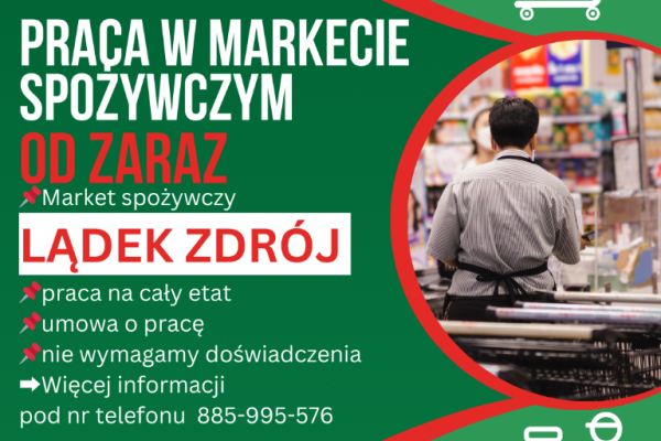 Ogłoszenie - Praca w markecie, Dino Polska S.A., Lądek Zdrój - Wrocław