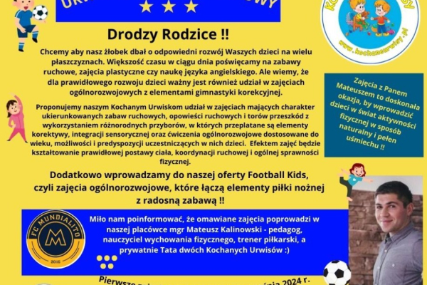 Ogłoszenie - ŻŁOBEK – KLUB DZIECIĘCY KOCHANE URWISY opieka dzienna nad dziećmi do lat 3 - Mazowieckie - 1 900,00 zł