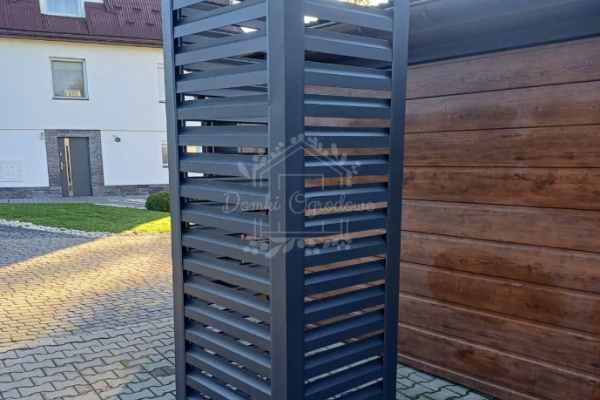 Ogłoszenie - Osłona pompy ciepła 70x50x200 cm antracyt Zabudowa ID857 - Sanok - 2 390,00 zł