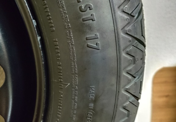 Ogłoszenie - :  KOŁO DOJAZDOWE CONTINENTAL  135/90 R16 SUZUKI SX4 S-CROSS I INNE - Łódzkie - 500,00 zł