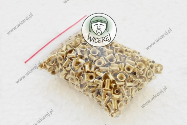Ogłoszenie - Przelotki do drutu miedziowane 500 sztuk Tulejki do ramek Przelotka zestaw - Krosno - 13,50 zł