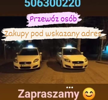 Ogłoszenie - Taxi RafTaxi (Wyrzysk) - Piła - 8,00 zł