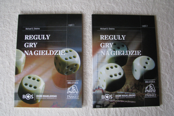 Ogłoszenie - Reguły gry na giełdzie część 1 i 2, Michael D. Sheimo - Kraków - 47,00 zł