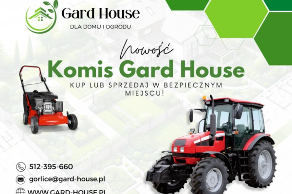 Ogłoszenie - Komis maszyn w Gard House – znajdź idealny sprzęt do swojego ogrodu! - Łódź - 500,00 zł