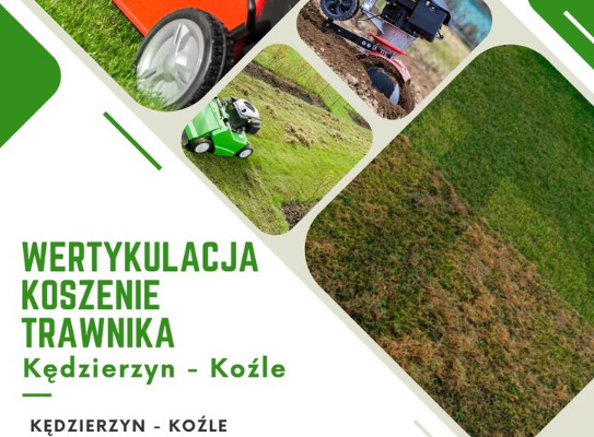 Ogłoszenie - Wertykulacja trawnika, koszenie i usługi glebogryzarką - Kędzierzyn-Koźle - Kędzierzyn-Koźle
