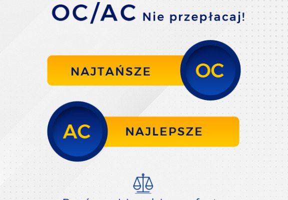 Ogłoszenie - Najtańsza polisa OC i AC w Polsce