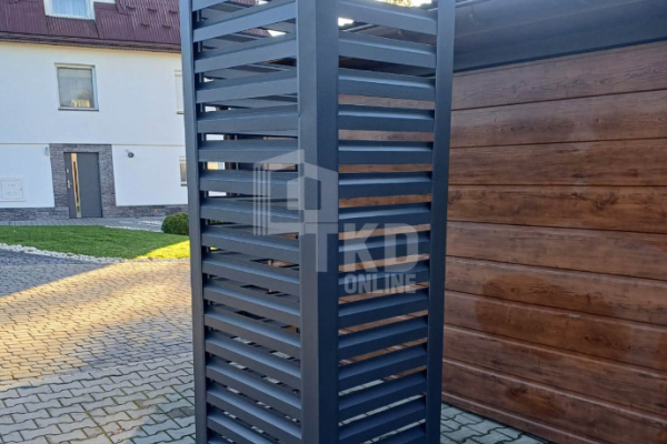 Ogłoszenie - Osłona pompy ciepła 70x50x200 cm antracyt Zabudowa TKD303 - Bytom - 2 390,00 zł