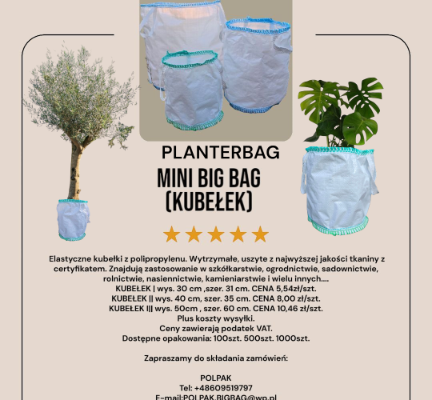 Ogłoszenie - Kontenery elastyczne z polipropylenu ( big bag) - Wrocław