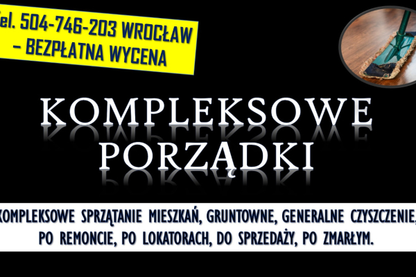 Ogłoszenie - Sprzątanie mieszkania, Wrocław, tel. 504-746-203. gruntowne, generalne porządki., cena - Wrocław
