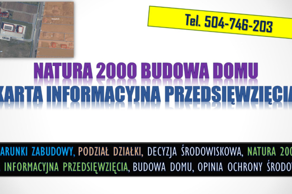 Ogłoszenie - Cena karty informacyjnej przedsięwzięcia, raport środowiskowy. Podział działki, ochrona środowiska, - Wrocław