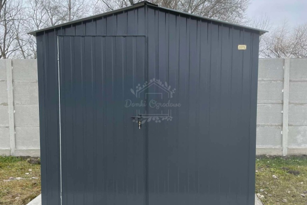 Ogłoszenie - Schowek - domek ogrodowy 2,5x2m - drzwi - okno - antracyt - dach dwuspadowy ID916 - Myślenice - 4 350,00 zł