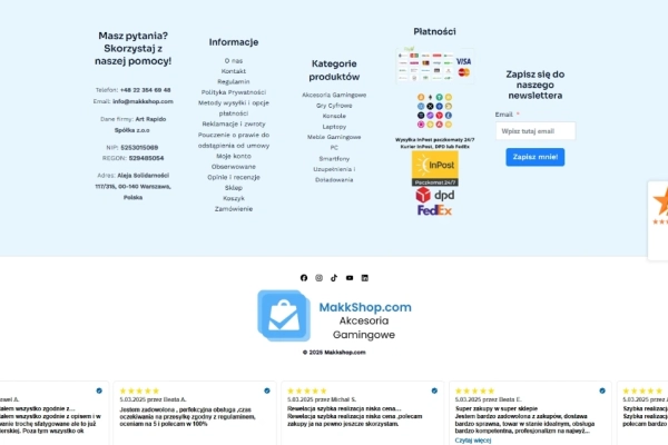 Ogłoszenie - STRONA INTERNETOWA SKLEP INTERNETOWY STRONY SKLEPY INTERNETOWE WIX SHOPIFY MAGENTO PRESTASHOP POZYCJONOWANIE SEO FIRMY - Kraków - 799,00 zł