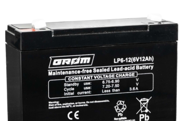 Ogłoszenie - Akumulator 12Ah 6V GROM LP6-12 - Starogard Gdański - 55,00 zł