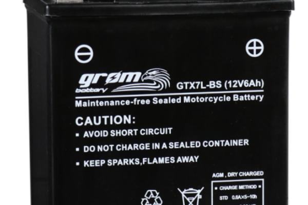 Ogłoszenie - Akumulator motocyklowy 12V 6Ah 120A P+ Grom gtx7l-bs - Starogard Gdański - 110,00 zł