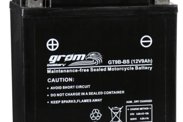 Ogłoszenie - Akumulator motocyklowy 12V 9Ah 120A L+ Grom Gt9b-bs - Starogard Gdański - 140,00 zł
