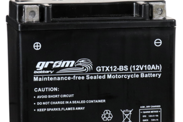 Ogłoszenie - Akumulator motocyklowy 12V 10Ah 180A L+ Grom Gtx12-bs - Starogard Gdański - 175,00 zł
